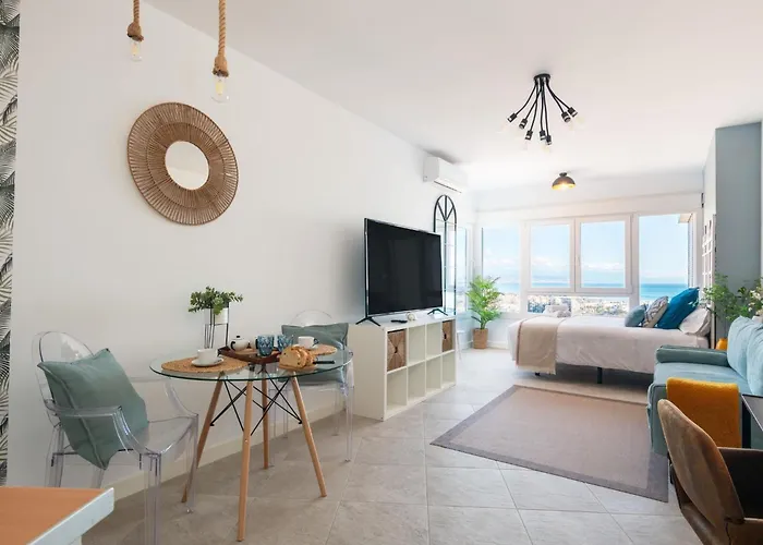 Apartamento Fantástico Estudio Con Vistas Panorámicas Al Mar